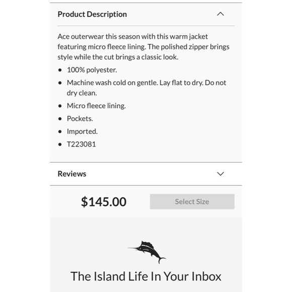 Sold Mercari Tommy Bahama Men’s Ace Cruiser Jacket - Picture 5 of 5